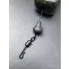 Haldorádó Tungsten Swivel Beads Small Volfrám Végszerelék Megütköztető Gumi Adapter 5db