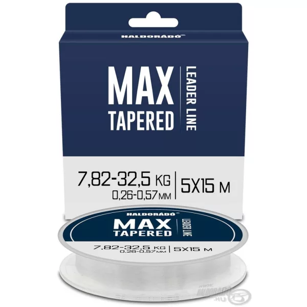 Haldorádó Max Tapered Leader 0,26-0,57mm 5x15m Monofil Bacajući Predvez