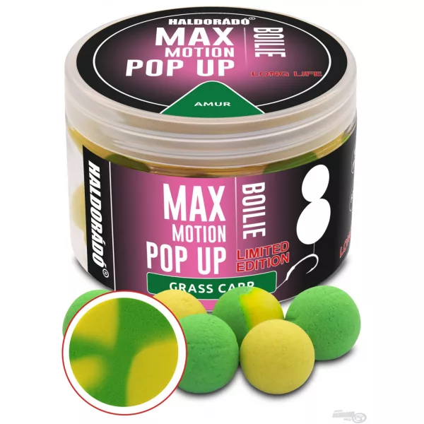 Haldorádó Max Motion Boilie Pop Up 16mm Limited Edition Amur Plutajuća Bojla 50gr