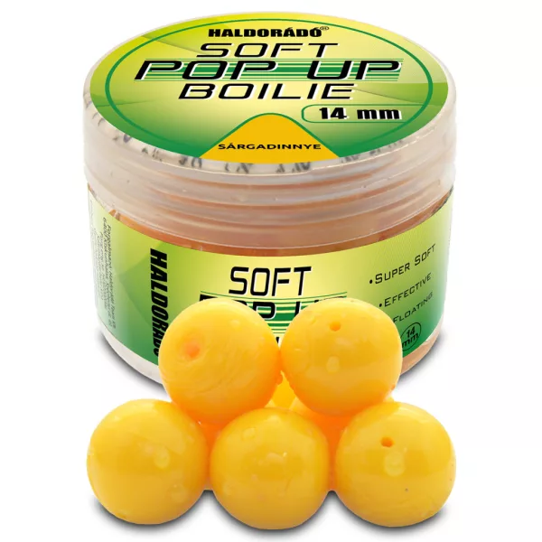 Haldorádó Super Soft Sárgadinnye 14mm Pop Up Bojli 20db