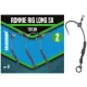 Haldorádó Ronnie Rig Long SX 2 Szakállas Horog 3db
