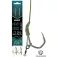 Haldorádó Claw D-Rig 2 Füles, Szakállas Fonott Előkötött Horog 2db