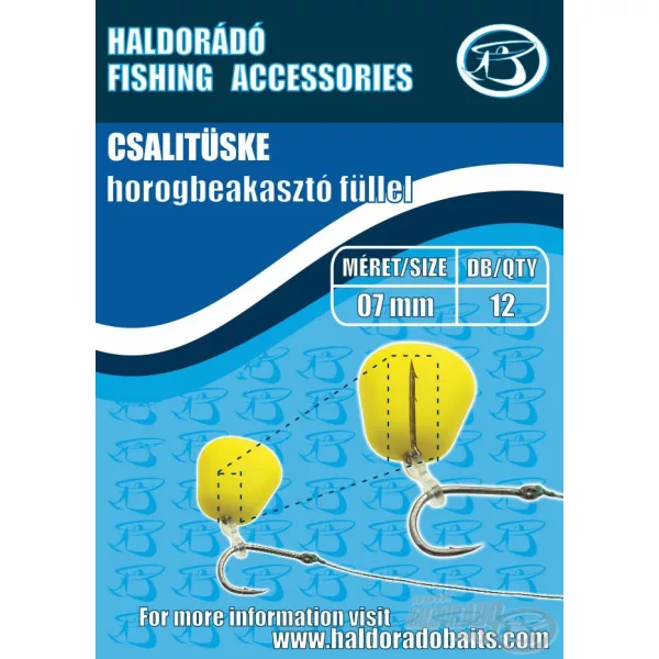 Haldorádó Šiljak za mamac s omčom za kačenje udice 7 mm