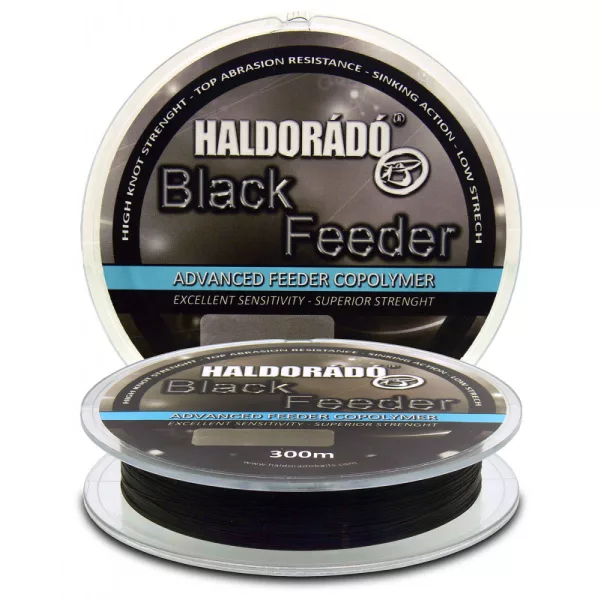 Haldorádó Black Feeder 0,30mm 300m Monofil glavna struna - crna