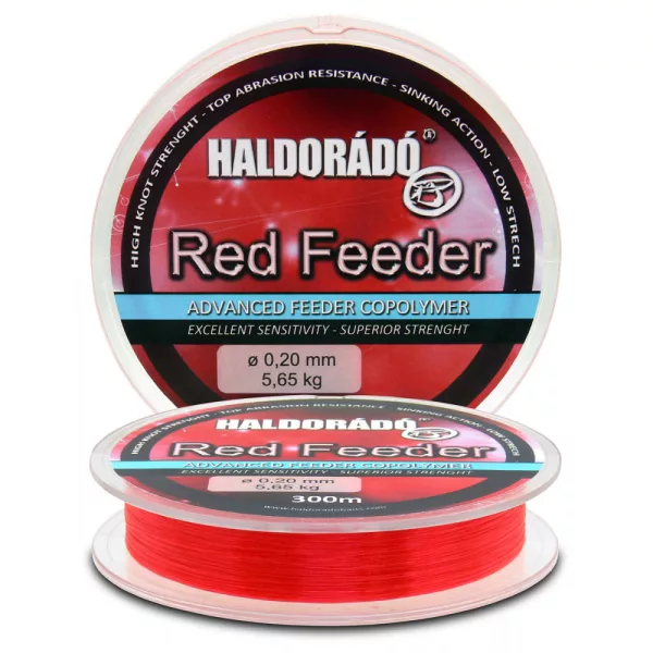 Haldorádó Red Feeder 0,30mm 300m Monofil glavni najlon - Crvena