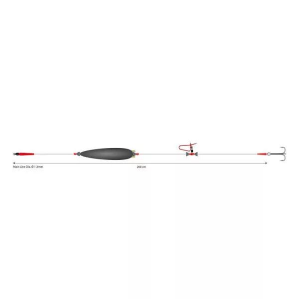 Mikado Catfish 200cm 3/0 Monofilna struna za predvez