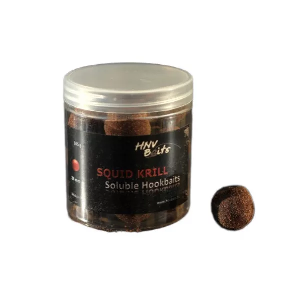 HNV Baits Squid Krill Soluble Hookbaits 24mm Topiva udica mamac 165gr