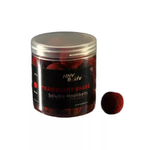 HNV Baits Strawberry Shake Soluble Hookbaits 24mm Topiva udica mamac 165gr