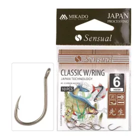   Mikado Sensual Classic 8 Udica za šarana s ušicom, s bodljom 10kom