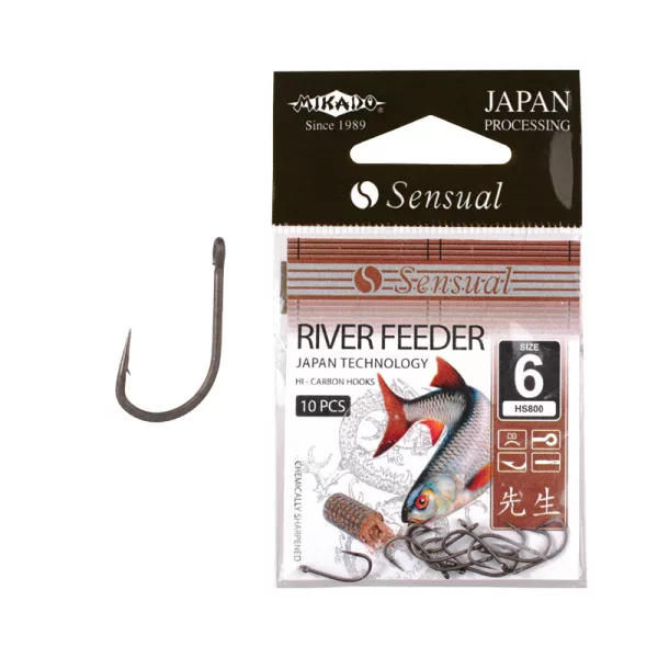 Mikado River Feeder 4 Udica za šarana s ušicom, s bodljom 10kom