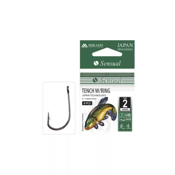 Mikado Sensual Tench W/Ring 12 Udica s ušicom, bradata za deverike 10 kom