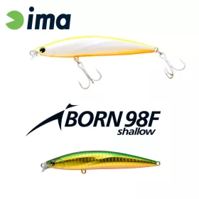 Ima iBorn 98F Shallow 9,8cm 13gr 008 Green Gold Wobbler