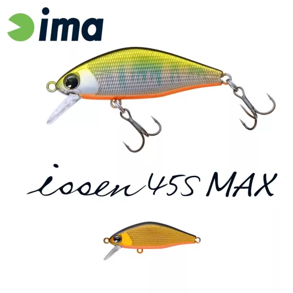 Ima Issen 45S MAX 4,5cm 4gr 002 Gold Black Wobbler