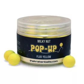   The Kraken Baits Milky Nut Fluo Yellow Kókusz-Tej 18mm Pop Up 50gr
