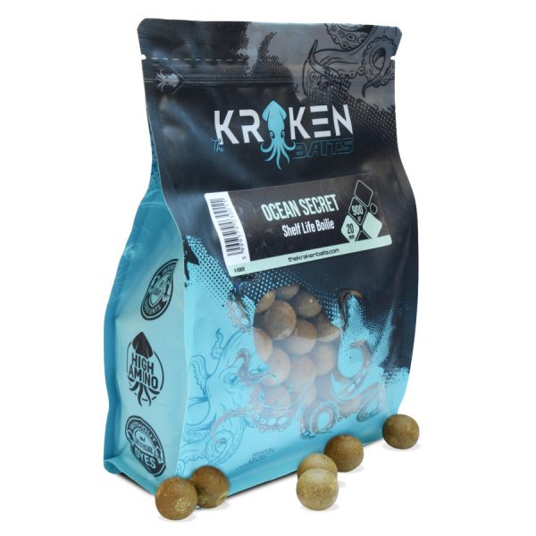 The Kraken Baits Ocean Secret Shelf Life Hal-Kagyló 20mm Bojli 900gr