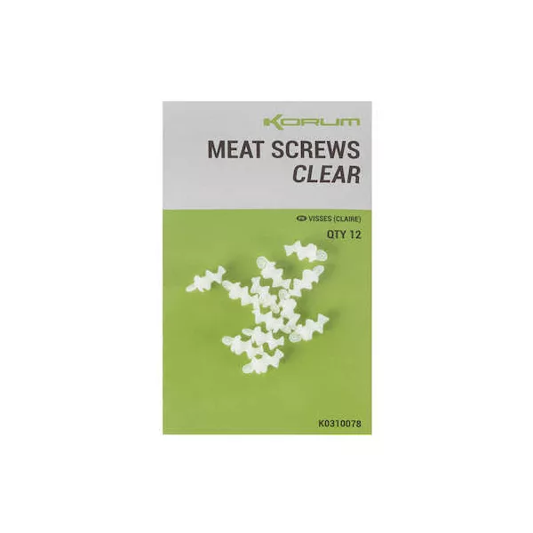 Korum Meat Screws (clear) Šiljak za mamac