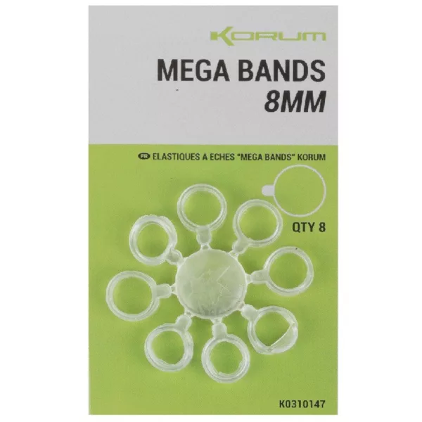 Korum Mega Bands 8mm Prsten 8kom
