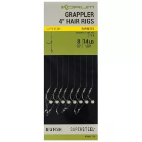   Korum Grappler Hair Rigs 10cm 14 Monofil udica bez brade s ušicom 8kom