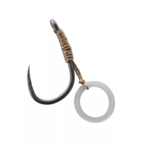   Korum Banded Hook Hairs 10 Bez kontra kuke, Bojli udica s okcem s prstenom za pelete 5db