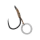 Korum Banded Hook Hairs 14 Bez kontra kuke, Bojli udica s okcem s prstenom za pelete 5db