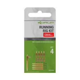   Korum Smokescreen Running Rig Kit Small Komplet za završnu montažu 4 kom