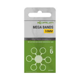 Korum Smokescreen Mega Bands 10mm Prsten za pelete 6 kom
