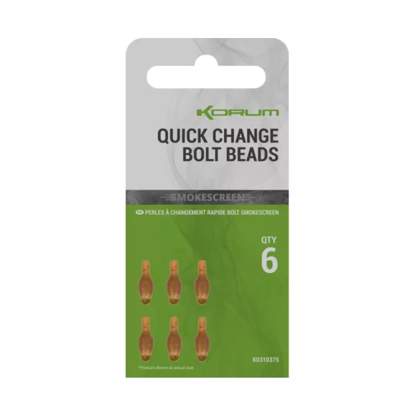 Korum Smokescreen Quick Change Bolt Beads Okretni spoj 6 kom
