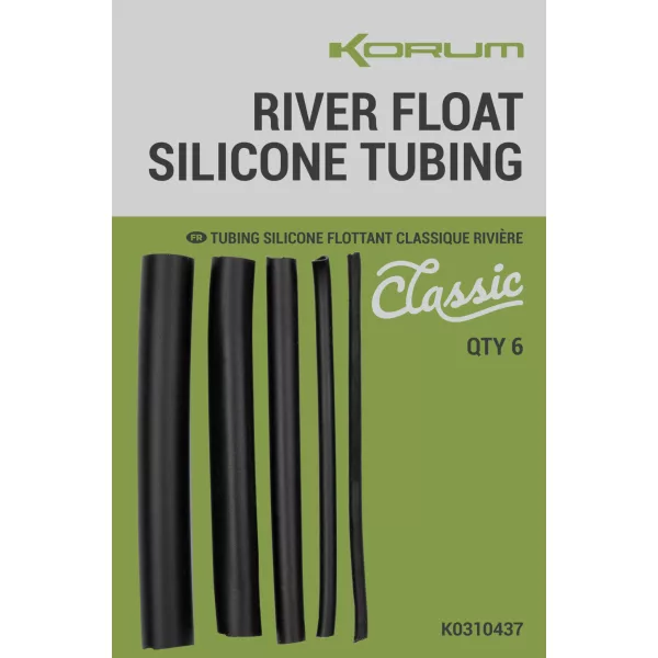 Korum Classic River Float Silicone Tubing Úszórögzítő Szilikoncső 70mm 6db