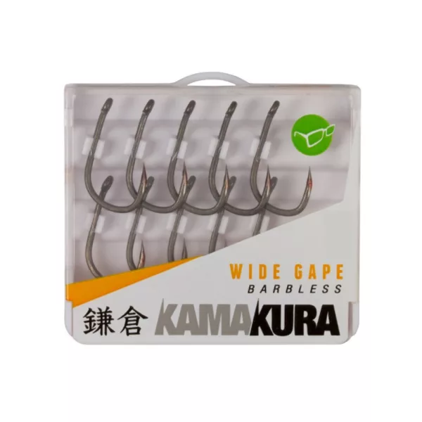 Korda Kamakura Wide Gape Barbless 8 Udica bez bodlje, bez dlake, 10 kom