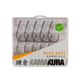   Korda Kamakura Wide Gape Barbless 6 Udica bez bodlje, bez dlake, 10 kom