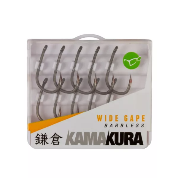 Korda Kamakura Wide Gape Barbless 6 Udica bez bodlje, bez dlake, 10 kom