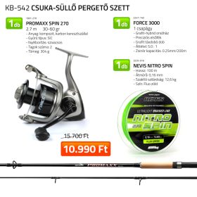 Nevis Spinning Set za štuku i smuđa