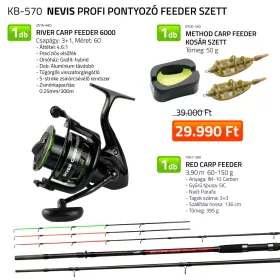   Nevis Profi Feeder set za šarane sa štapom, rolom, setom feeder košarica