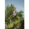 Korda Charcoal UPF Hooded Top Hosszú Ujjú UV Póló M
