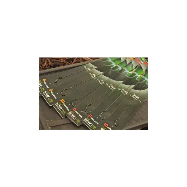 Korda N-Trap DF Rig Size 8 Wide Gape B 20lb - vezani šaranski predvez za udicu