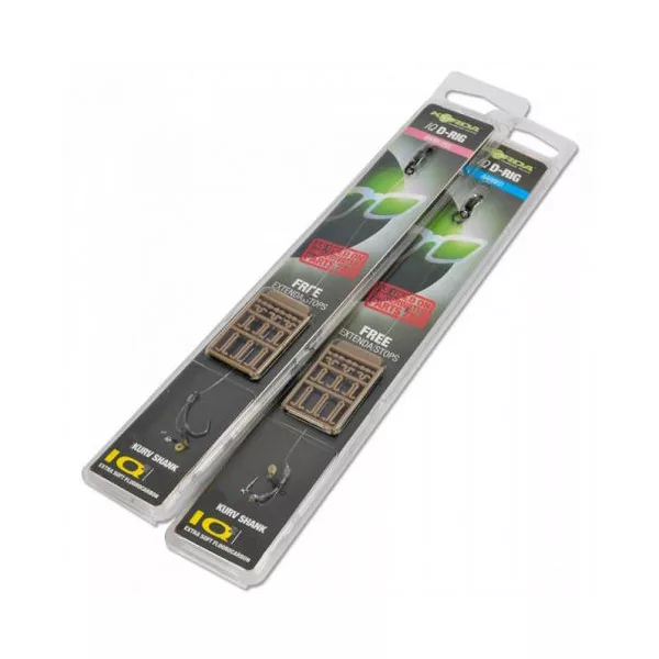 Korda IQ D Rig Size 4 Kurv 15lb - predvezana udica za boile predvez