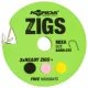 Korda Ready Zigs 8 (240cm) Barbless size 10- prethodno vezan šaranski ZIG predvez za udicu