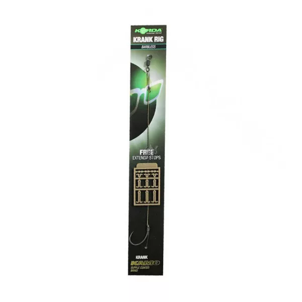 Korda Krank Ready Rig 4 Udica s okom, bez kontrakuke, unaprijed vezana