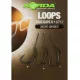 Korda Loop Rigs Size 4 DF Wide Gape X 18lb - vezice za šaranske udice