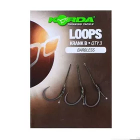   Korda Loop Rigs Size 6B DF Wide Gape 18lb - vezice za šaranske udice