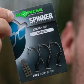   Korda Spinner Hook Sections Krank 4 Udica bez brade s okom, 3kom