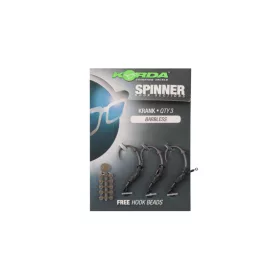   Korda Spinner Hook Sections Krank 6 ušice, udica bez bodlje 3 kom