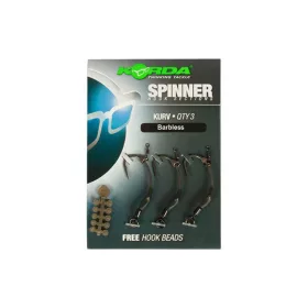   Korda Spinner Hook Sections Kurv 4 ušice, udica bez bodlje 3 kom
