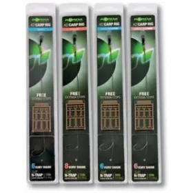   Korda N-Trap KD Rig Size 4 Kurv B 20lb - vezani šaranski predvez za udicu