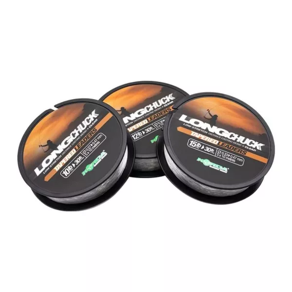 Korda LongChuck Tapered Leaders predvez za bacanje (15-30lb/0.33-0.47mm)