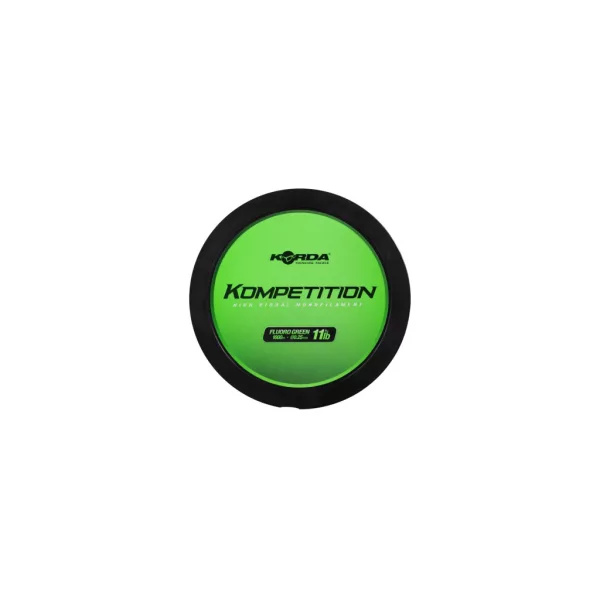 Korda Kompetition Mono Fluo Green 0,25mm 1000m Monofil Főzsinór