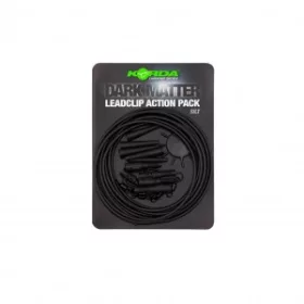   Korda Dark Matter Action Pack Silt - set olovnih kopči u boji mulja