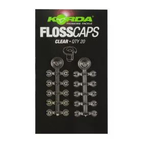 Korda Floss Caps Clear - stoper za boili