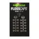 Korda Floss Caps Clear - stoper za boili