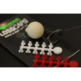 Korda Floss Caps White/Red - stoper za boili